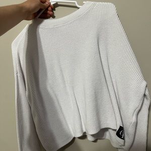 White ck sweater size s/m